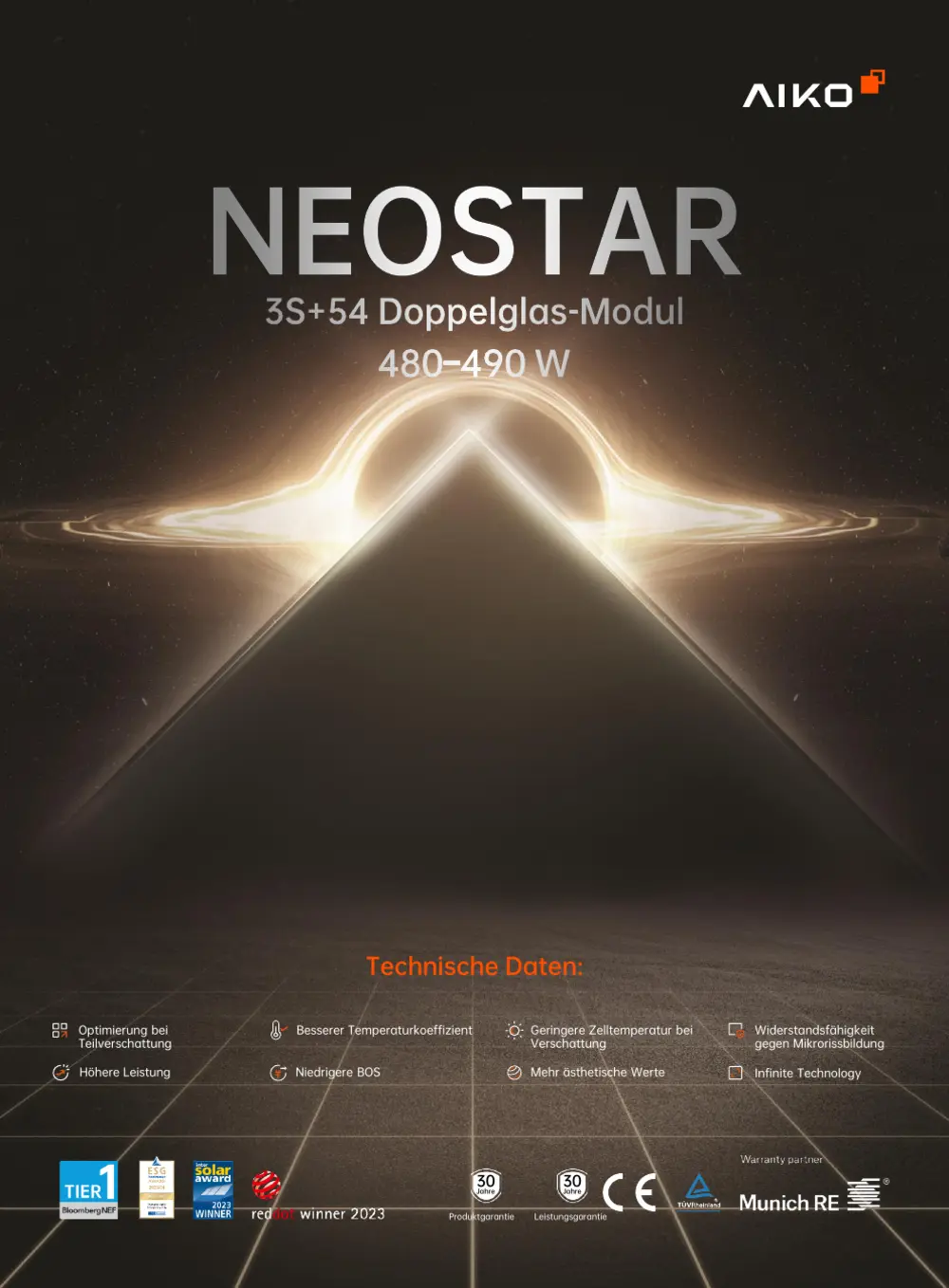 Vorschau des AIKO Neostar 3S+ Datenblatts